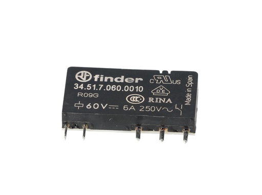 [345170600010] 345170600010 — RELE ELCTROMECANICO 60VCD 6A