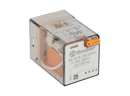 [601281200040] 601281200040 — RELE OCTAL BOBINA120VCA, 10AMP 250VCA, 2P2T