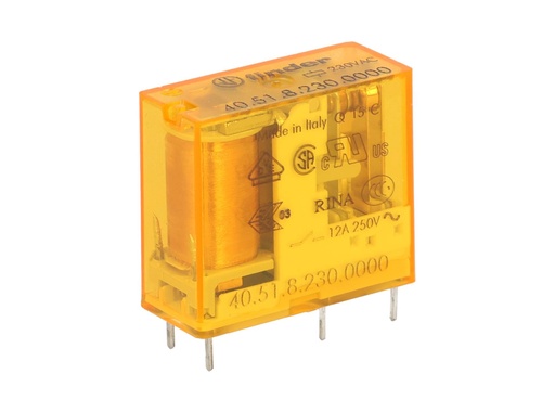 [405182300000] 405182300000 — RELE P/CI 230VCA 1P2T 10AMP.