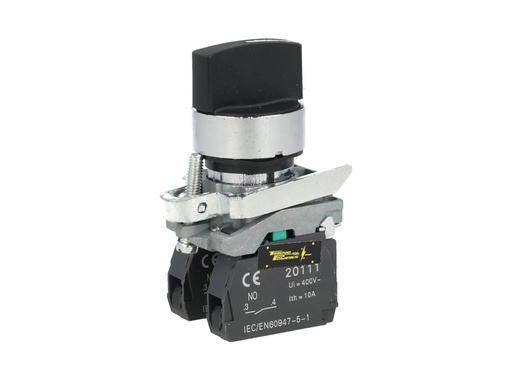 [TP-XB4-3] TP-XB4-3 — SELECTOR 3POS. 2NA 22mm MANETA CORTA* NO SON A PRUEBA DE EXPLOSION*