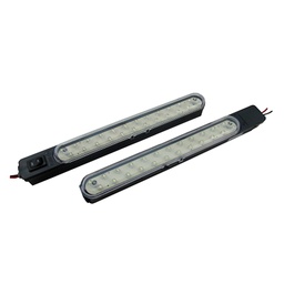 [APLMB110A1M] APLMB110A1M — SET 2 LAMPARAS LED PARA GABINETES IMAN NEGRO, 110VCA, 3W, 1MT