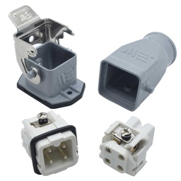 [CISET3PM] CISET3PM — SET CONECTOR INDEPENDIENTE MACHO HEMBRA 3 POLOS+TIERRA, RECTO, M20, 10AMP. 240VCA