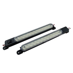 [APLBB110A1M] APLBB110A1M — SET DE 2 LAMPARAS LED, PARA GABINETE SOPORTE NEGRO 110VCA