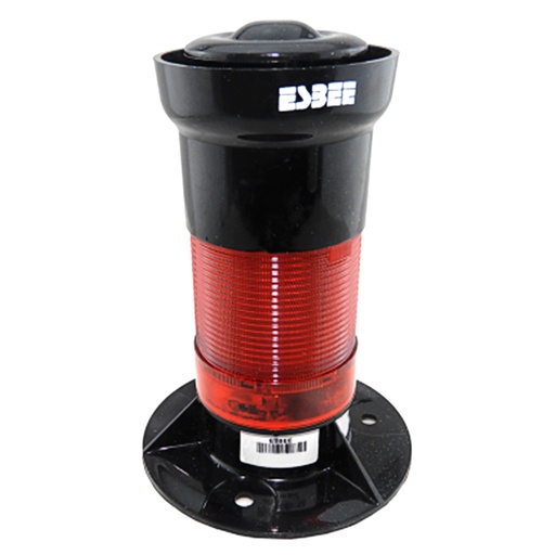 [IA12M34R110A] IA12M34R110A — SIRENA CON MODULO ROJO INTERMITENTE110V CA, 100 Lux, 100 dB, IP65