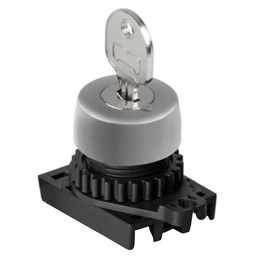 [S2KR-4CK] S2KR-4CK — SWITCH SELECTOR CON LLAVE, 22mm3 POSICIONES  MANTENIDO, QUITAR LLAVE EN CUALQUIER POSICIONES 