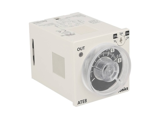 [ATE8-41D] ATE8-41D — TEMPORIZADOR OCTAL 100-240VAC, 24-24, 8 PINES
