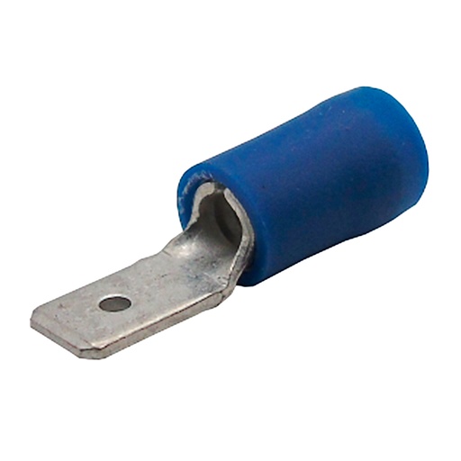 [V70FS004009] V70FS004009 — TERMINAL AISLADA TIPO FAST-ON MACHO AWG16-14, 4.8X0.8 COLOR AZUL