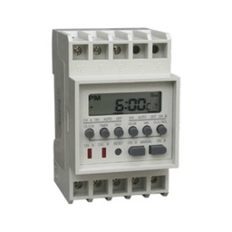 [TP-TM812M-1] TP-TM812M-1 — TIMER D SEMANAL, 110VCA, 2 CANALES, 4/ON-OFF, 3/ON-OFF, 16AMP.BAT.RESP.38H, DIN RIEL