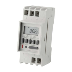 [TP-TM848-2] TP-TM848-2 — TIMER D SEMANAL, 220VCA, 8/ON-8/OFF, 1CON 16AMP.AC1, 3AMP./AC2, BAT.RESP.36H, DIN RIEL