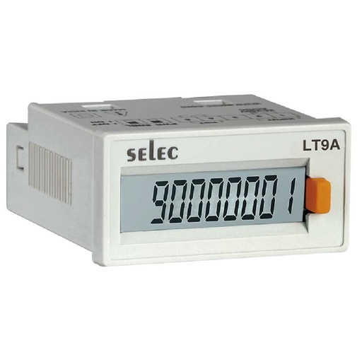 [LTC9A] LTC9A — CONTADOR MEDIDOR DE HORAS ASCENDENTES, ENTRADA POR VOLATJE O CONTACTO.