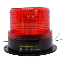 [TP-SL-12/24R] TP-SL-12/24R — TORRETA CON BUZZER 12-24VCD ROJA 128X95mm