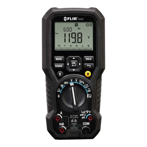 [DM90] DM90 — TRMS MULTIMETER WITH TYPE K TEMPERATURE