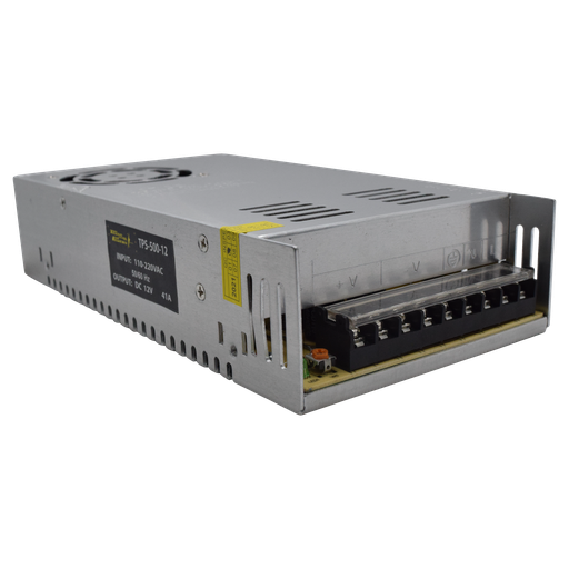 [TPS-500-12] TPS-500-12 — FUENTE DE VOLTAJE 12VCD 40A 480W 110/220VCA  225X124X50 MM