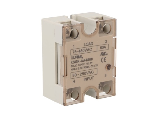 [KSI480A60-L] KSI480A60-L — RELEVADOR ESTADO SOLIDO 60A/480VCA VOLT CONTROL85-280VCA, PARA CARGAS RESISTIVAS, CON LED INDICADOR, CRUCE POR CERO, SALIDA DOBLE SCR