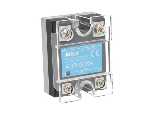 [ASR-90RA-280A] ASR-90RA-280A — RELEVADOR ESTADO IDO, ENTRADA VARIABLE, 90A, 24-280VCA, CON POTENCIOMETRO, 0-500K, CON PERILLA