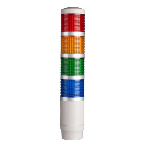 [PMEF-402-4] PMEF-402-4 — TORRETA IND 4 COLORES 45mm 24VCA/CD CON FLASH