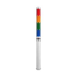 [PLDL-402-RYGB] PLDL-402-RYGB — TORRETA IND CON LED 25mm 24VCA/CD ROJO/AMARILLO/VERDE/AZUL POSTE 150mm