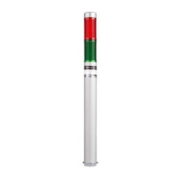 [PLDL-202-RG] PLDL-202-RG — TORRETA IND CON LED 25mm 24VCA/CD ROJO/VERDE POSTE 150mm