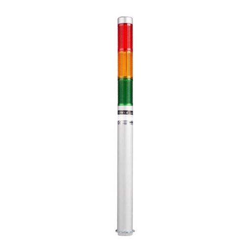 [PLDLF-301-RYG] PLDLF-301-RYG — TORRETA IND CON LED 25mm FLASH 12VCA/CD ROJO/AMARILLO/VERDE POSTE 200mm