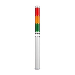 [PLDLF-302-RYG] PLDLF-302-RYG — TORRETA IND CON LED 25mm FLASH 24VCA/CD ROJO/AMARILLO/VERDE POSTE 200mm