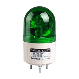 [MLG-10-G] MLG-10-G — FAROLA REVOLVENTE 66MM VERDE 110VCA