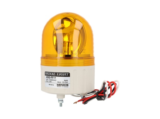 [ASG-FF-Y] ASG-FF-Y — FAROLA AMARILLA 86MM 110/220VCA