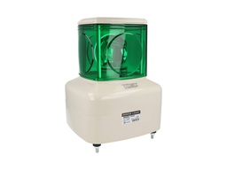 [MSGS-110-1G] MSGS-110-1G — TORRETA INDUSTRIAL 125mm 110VCA (VERDE) CON SIRENA, MELODIA, 2TONOS, GIRATORIA