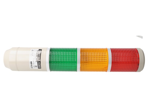[MT5B3BL-GYR] MT5B3BL-GYR — TORRETA INDUSTRIAL 56mm 120VCA (VERDE, AMARILLO, ROJO) NO FLASH, NO ZUMBADOR