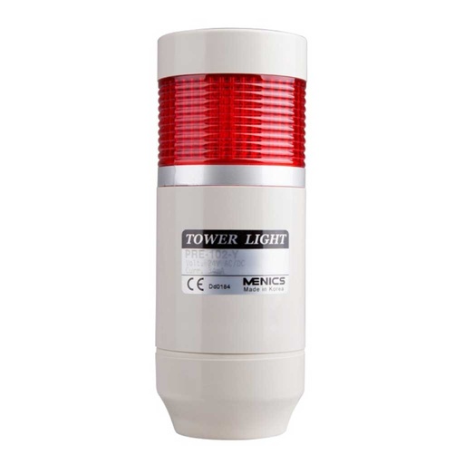 [PREF-102-1] PREF-102-1 — TORRETA IND COLOR ROJO 56mm 24VCA/CD CON FLASH