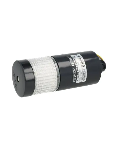 [PTM-SC102-RYG-B] PTM-SC102-RYG-B — TORRETA INDUSTRIAL ESTANDAR, ROJO, AMARILLO, VERDE, ALAMBRES MONTAJE DIRECTO/PLOMO 24VCA/CD, CUERPO NEGRO