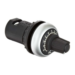 [M22-R4K7] M22-R4K7 — POTENCIOMETRO 22mm 4.7K OHMS 0.5WATTSCON PERILLA GRADUADA