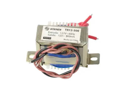 [12V500MA/120V-S] 12V500MA/120V-S — TRANSFORMADOR 12V500MA ENTRADA 120VCA
