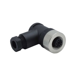 [TP-CM12-5AF] TP-CM12-5AF — CONECTOR M12, 5 PIN HEMBRA ANGULO