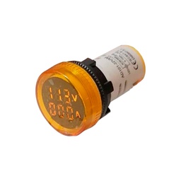 [TP-VA122] TP-VA122 — VOLTAMPERIMETRO DIGITAL 100A, 500VCA, BARRENO 22mm RESTADO NDO AMARILLO