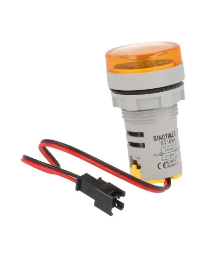 [TP-VA122] TP-VA122 — VOLTAMPERIMETRO DIGITAL 100A, 500VCA, BARRENO 22mm RESTADO NDO AMARILLO