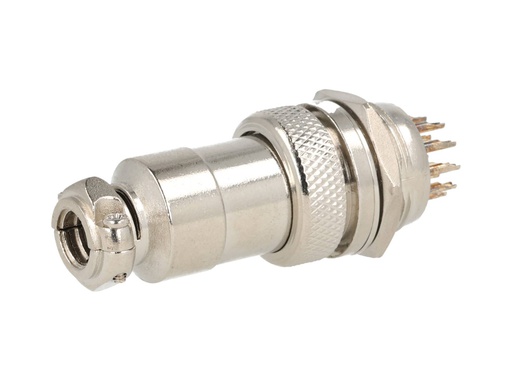 [TP-GX20-15P] TP-GX20-15P — CONECTORES (PAR GX20 15 PIN MACHO/HEMBRA PARA PANEL Y EXTENSION 7A/125VCA, 20mm