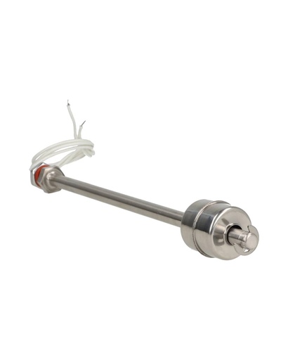 [TP-LS200] TP-LS200 — FLOTADOR DE NIVEL MINI RECTO 200mm/ACEROINOX. 250VCA/24VCDE 0.8A ROSCA 1/8 
