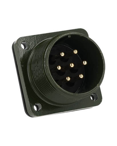 [TP-MSK-7PM] TP-MSK-7PM — Conector MILITAR de Extensión 7 Pines MACHO