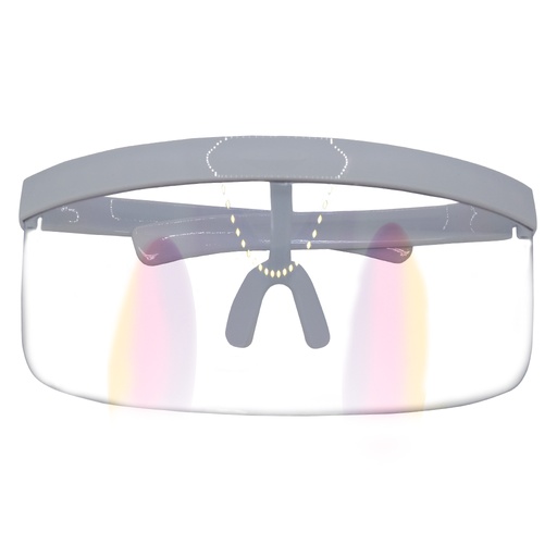 [TP-COVID-4] TP-COVID-4 — LENTES PROTECTORES COLOR BLANCO, ALTA EFICIENCIA DE BLOQUEO DE LUZ ULTRAVIOLETA, ALTA DEFINICIÓN, DISEÑO CÓMODO Y RESISTENTE