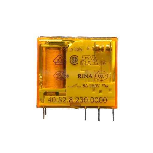 [405282300000] 405282300000 — RELE 230VCA 2P2T 8AMP. 