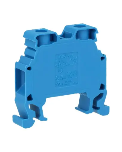 [KA-1045] BORNERA ATORNILLABLE 10MM/6AWG 57A 750VCA, COLOR AZUL