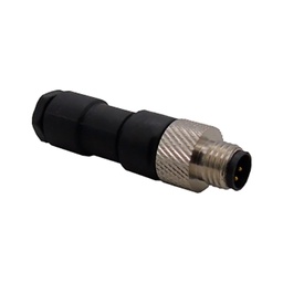 [CSM8-4-M-T] CSM8-4-M-T — CONECTOR M8, RECTO 4 POLOS, MACHO P/ATORNILLAR