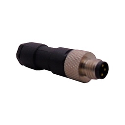 [CSM8-3-M-T] CSM8-3-M-T — CONECTOR RECTO M8, 3 PINES