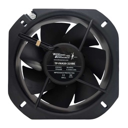 [TP-FAN20-225BE] TP-FAN20-225BE — VENTILADOR C/BALERO 220VCA 225X225X80MM, 2300/2600RPM, CFM 586-676, 0.33AMP, #REJILLA 200,(NO INCLUIDA)