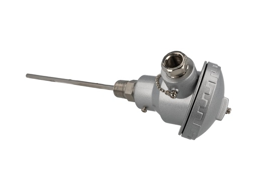 [TPCM-J-6] TPCM-J-6 — TERMOPAR COMPACTO TIPO J 1/4 DIAM X 6  D, E U, 1/2 NPT A PROCESO, CABEZA DE ALUMINIO Y BLOCK  CERAMICO DE CONEXIONES