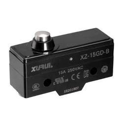 [XZ-15GD-B] XZ-15GD-B — MICROSWITCH MINIATURA DE BOTON 1NA+1NC, 15A/125V