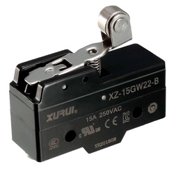 [XZ-15GW22-B] XZ-15GW22-B — MICROSWITCH MINIATURA PALANCA CORTA ROLD, ANA METALICA 1NA+1NC 15A/125V