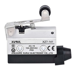 [XZ7-141] XZ7-141 — MICROSWITCH MINIATURA PALANCA CORTA, ROLDANA PLASTICA, 1NA+ INC 10A 250V