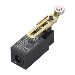 [XZ-9108] XZ-9108 — MICROSWITCH PALANCA METALICA AJUSTABLE Y, ROLDANA METALICA 1NA+1NC 10A