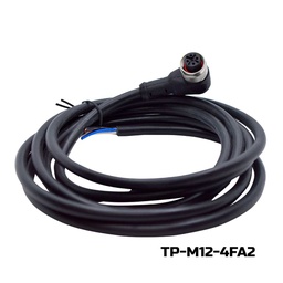 [TP-M12-4FA2] TP-M12-4FA2  — CONECTOR M12 PARA SENSOR DE 4 PINES HEMBRA ANGULO 2 METROS